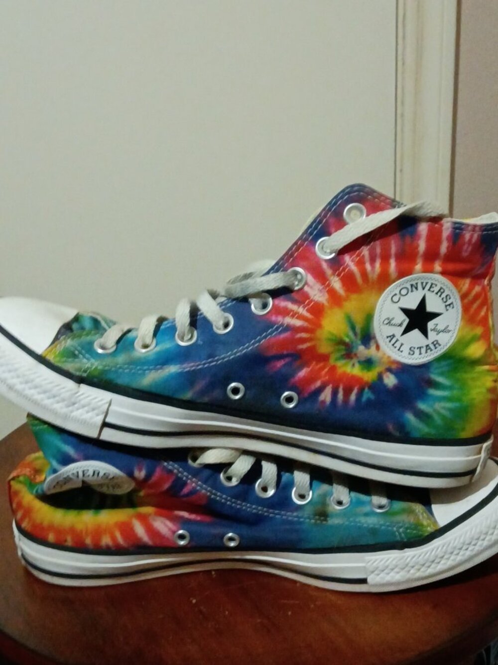 Converse Pride Chuck Taylor All-Star Tie Dye Rainbow 168996F Unisex Size M8/W10 - Picture 12 of 14